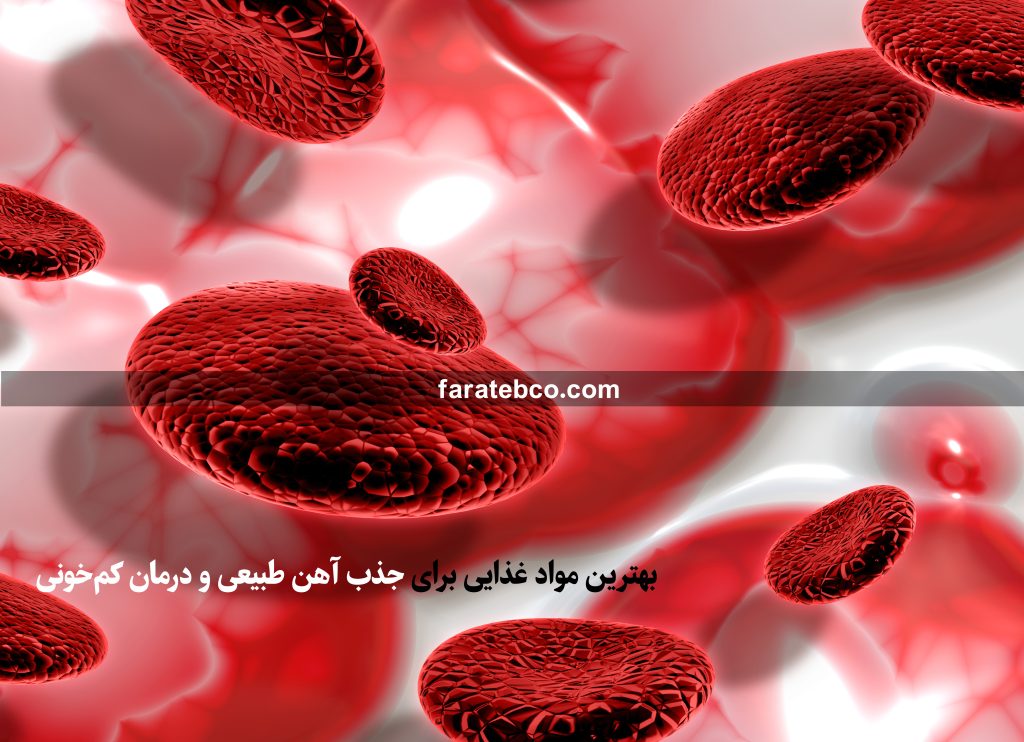 بهترین مواد غذایی برای جذب آهن طبیعی و درمان کم‌خونی